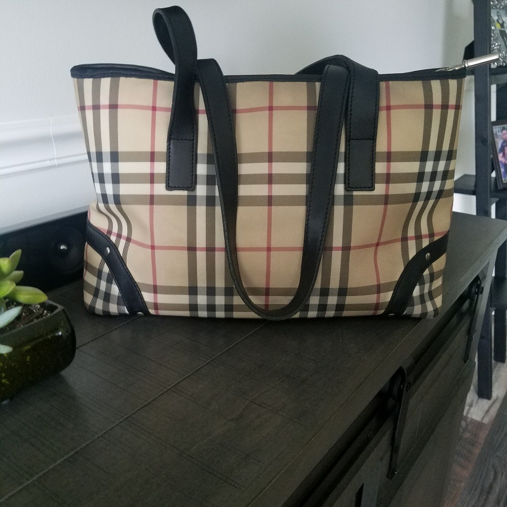 Authentic burberry tote.